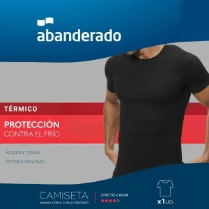 Camiseta cuello redondo interlock liso termal