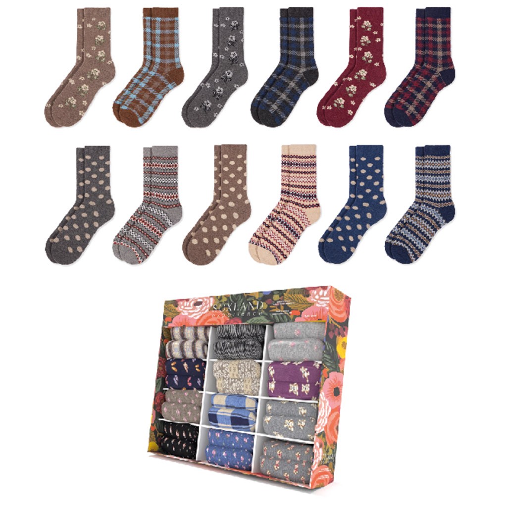 Calcetín mujer lana viscosa puño sensitive expo 24