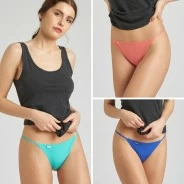 Tanga Poliamida colores pack 3 surtido