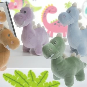Peluche bebe sonajero dinosaurio suave