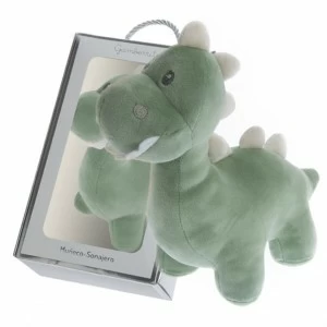 Peluche bebe sonajero dinosaurio suave