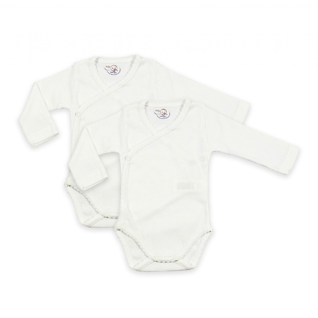 Body recién nacido liso algodón pack 2