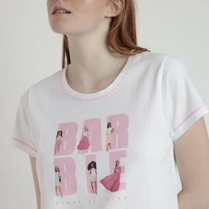 Pijama mujer algod&oacute;n manga corta estampado