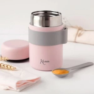 Termo papillero bebe con cuchara colecci&oacute;n rosa