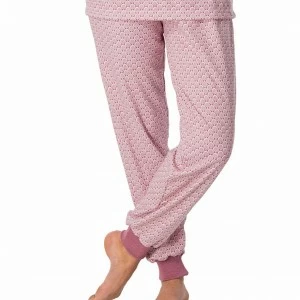 Pijama mujer estampado cuello botones