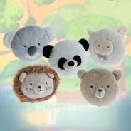 Coj&iacute;n decorativo caritas de animal de pelo suave