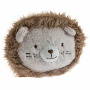 Coj&iacute;n decorativo caritas de animal de pelo suave
