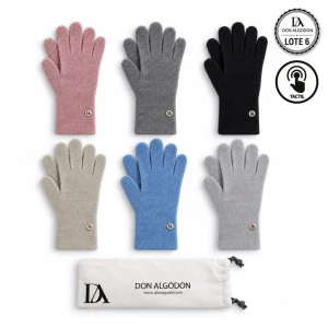 Guantes de mujer de suave angorina dedo tactil