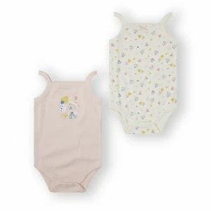 Body bebe tirantes pack 2 Algod&oacute;n