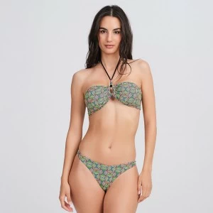 Conjunto ba&ntilde;o mujer top bandeau y braga brasile&ntilde;a
