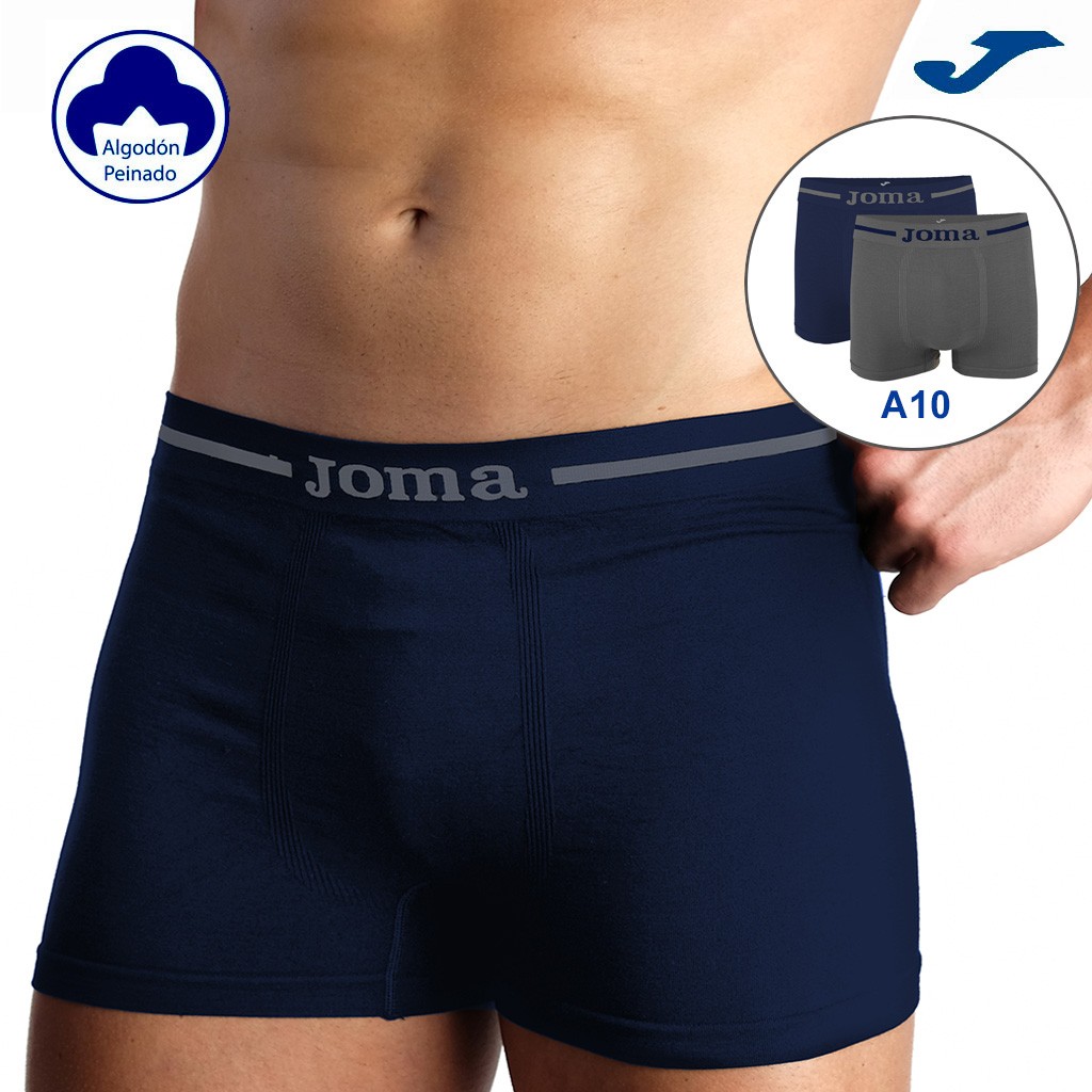 Boxer sin costuras algod&oacute;n pack x2 blister