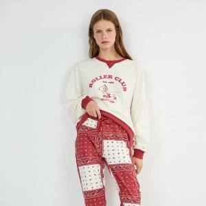 Pijama mujer sudadera y pantal&oacute;n Snoopy
