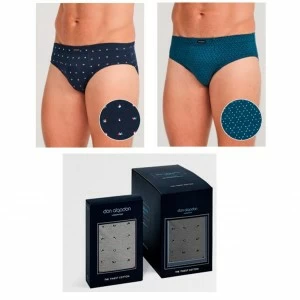 Slip estampado x2 hombre 100% algod&oacute;n