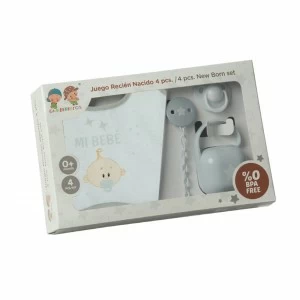 Estuche regalo beb&eacute; 4 piezas