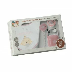 Estuche regalo beb&eacute; 4 piezas