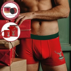 Boxer hombre reno lote 6 tazas cer&aacute;mica