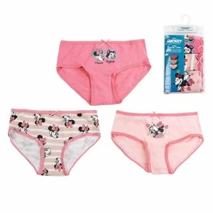 Braga ni&ntilde;a minnie algod&oacute;n pack x 3 blister