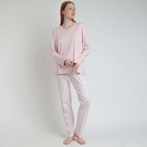 Pijama manga larga mujer viscosa 