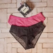 Braguita corte V tul semitransparente pack 2