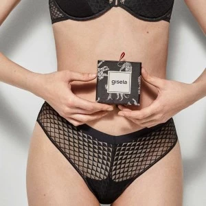 Braguita corte V tul semitransparente pack 2