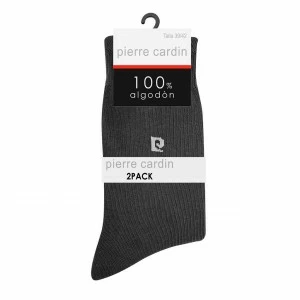 Calcetin hombre algodon 100 % punto liso pack x2 