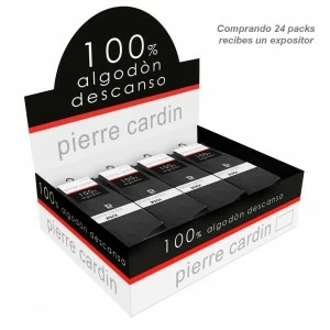 Calcetin hombre algodon 100 % punto liso pack x2 