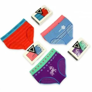Braga bikini ni&ntilde;a sin costuras algod&oacute;n pack2
