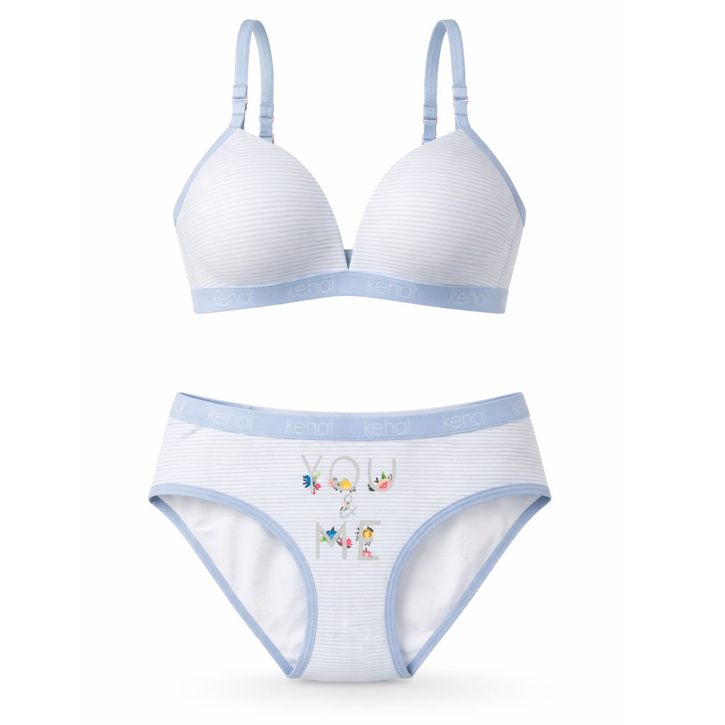 Conjunto interior ni&ntilde;a sujetador y braguita