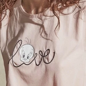 Pijama mujer manga corta Tweety