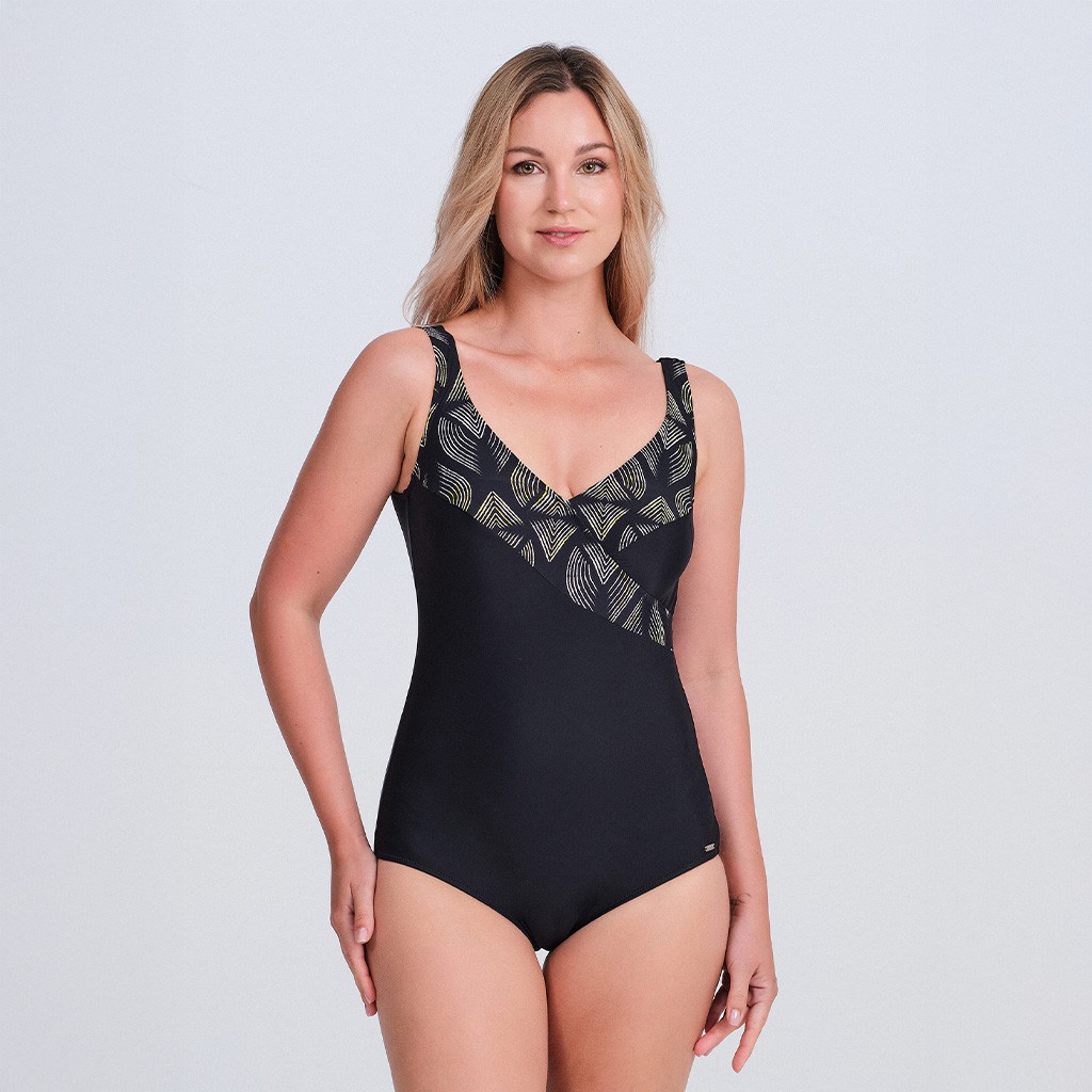 Ba&ntilde;ador mujer escote cruzado preformado