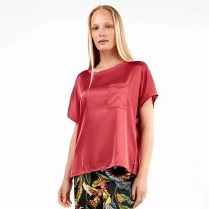 Camiseta manga corta mujer viscosa
