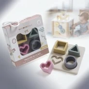 Juego educativo de bebe para clasificar formas 