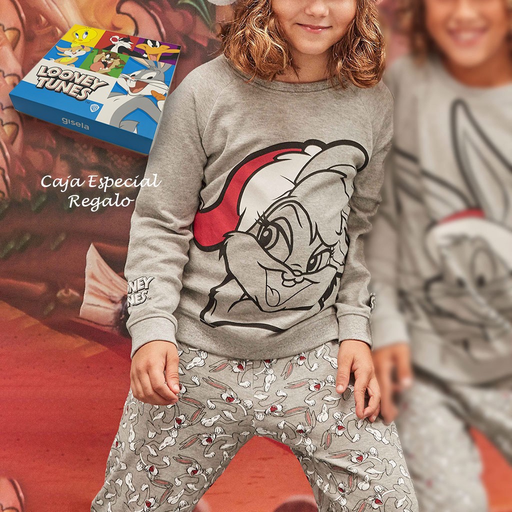colchón Feudal recoger Pijama niña Lola Bunny Navidad Gisela