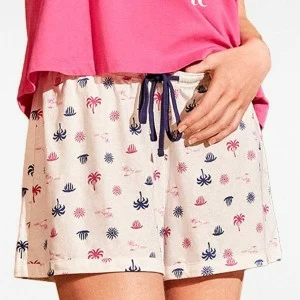 Pijama mujer algod&oacute;n tirantes estampado Snoopy