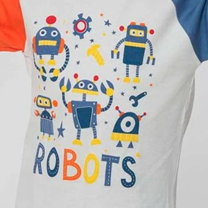 Pijama algod&oacute;n ni&ntilde;o Robots