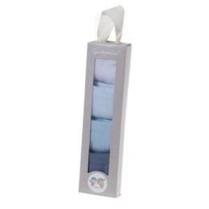 Estuche regalo bebe pack 4 calcetines lisos