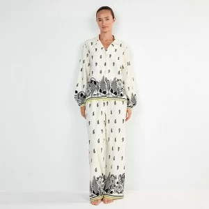 Pantal&oacute;n largo pijama mujer estampado
