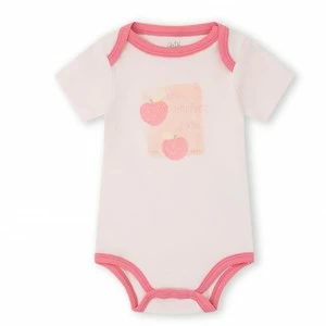 Body beb&eacute; manga corta estamapado fresas pack 2