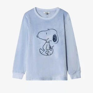 Pijama ni&ntilde;a estamapdo Snoopy