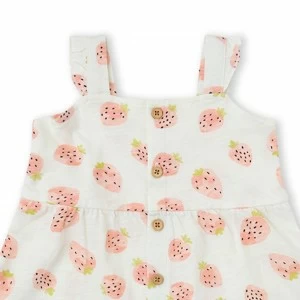 Vestido beb&eacute; estampado tirantes