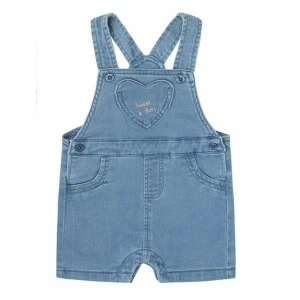 Conjunto beb&eacute; camiseta y peto vaquero