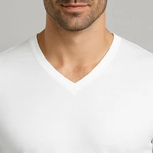 Camiseta termal manga larga y pico hombre
