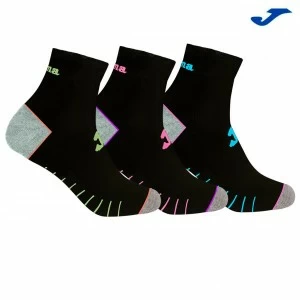 Calcet&iacute;n mujer tobillero alto pack3 sport series 