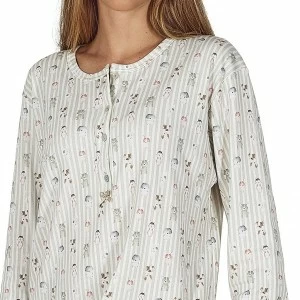 Camis&oacute;n mujer estampado manga larga
