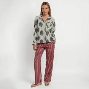 Pijama tela viscosa mujer estampado