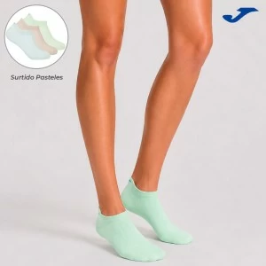 Calcetin mujer invisible x3 talon antiroce algod&oacute;n