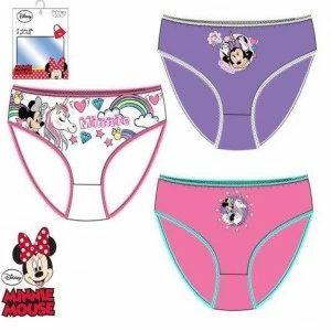 Pack de 3 bragas de ni&ntilde;a algod&oacute;n Minnie