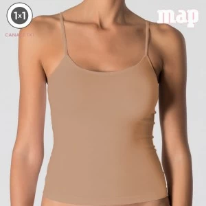 Camiseta mujer tirante fino algod&oacute;n canale 