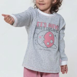 Pijama ni&ntilde;a tundosado rosa