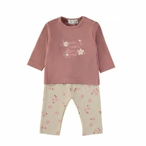 Conjunto beb&eacute; manga larga algod&oacute;n